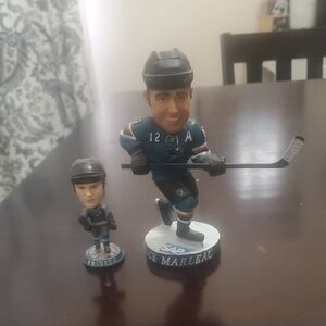 San Jose Sharks Bobblehead Set - Black and Blue